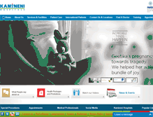 Tablet Screenshot of kaminenihospitals.com